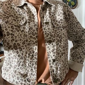 Slightly cropped denim style jacket by Sanctuary. Worn once.